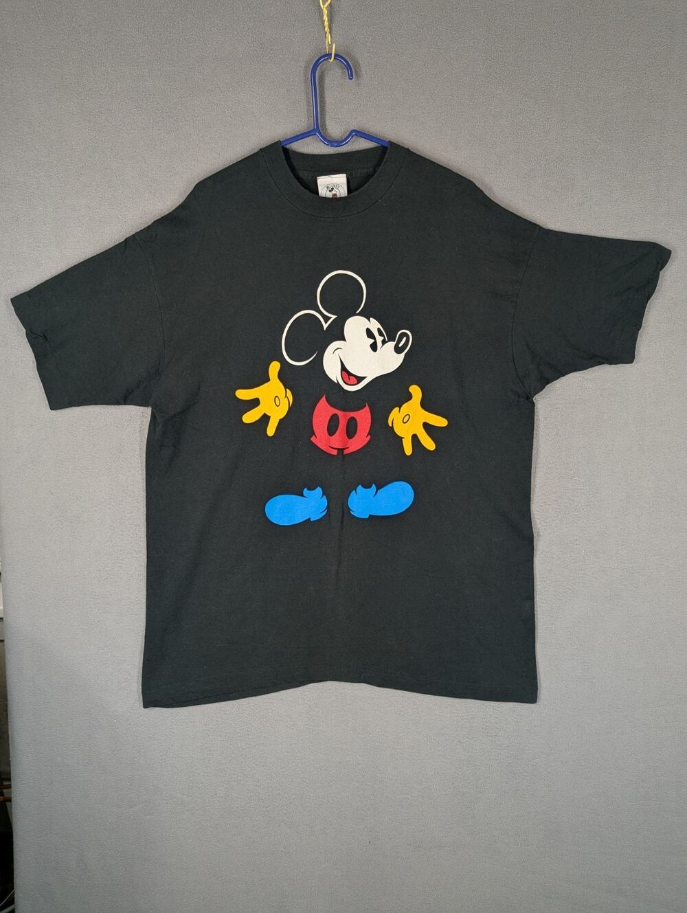 Vintage 80s Mickey & Co. Mickey Mouse Black T Shirt 2X Single Stitch